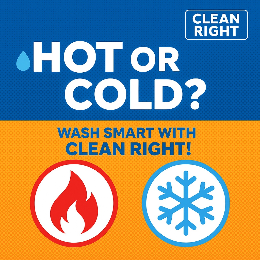 Clean Right Hot Or Cold Wash Smart