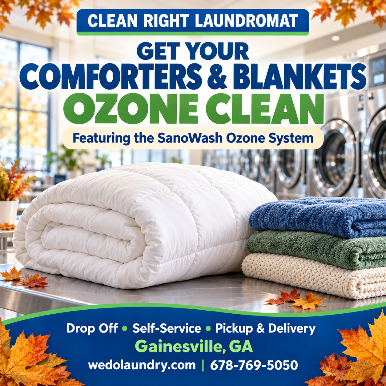 Fresh Comforters, Cozy Fall Clean