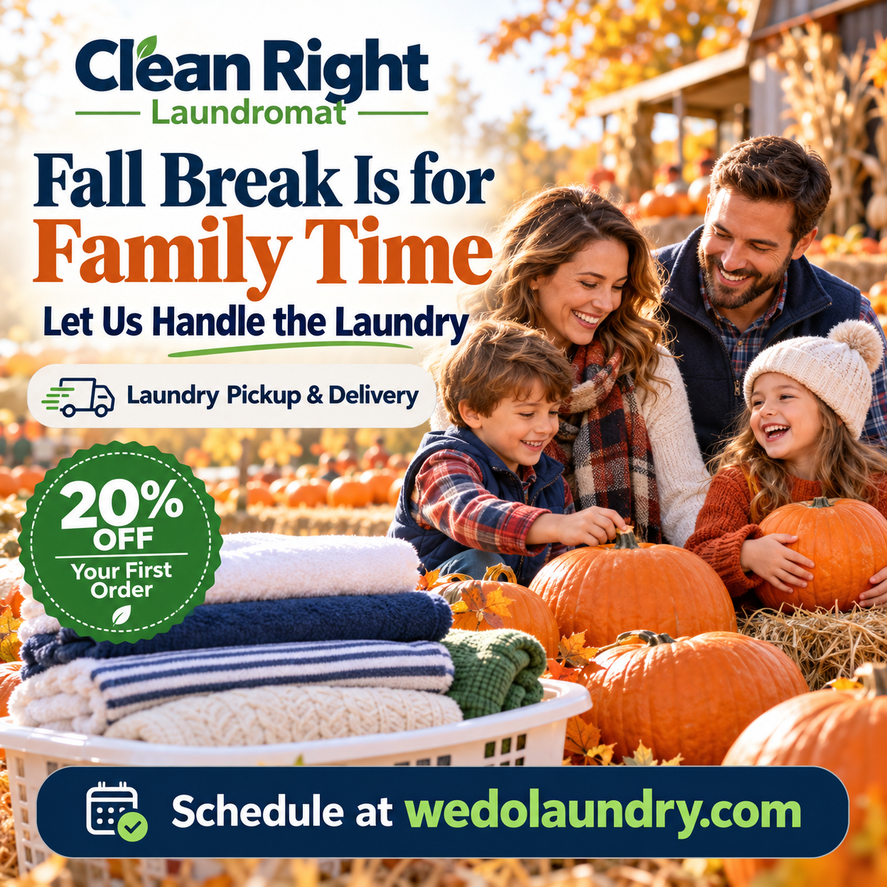 Family Fall Fun, Laundry Handled